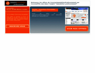 cessionimmobilierprofessionnel.com screenshot