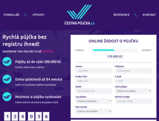 cestnapujcka.cz screenshot