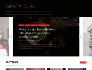 cestydusi.cz screenshot