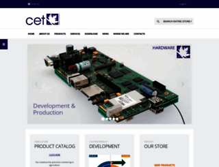 cet-electronics.com screenshot