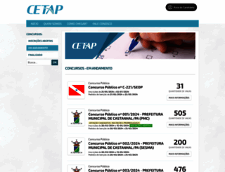 cetapnet.com.br screenshot