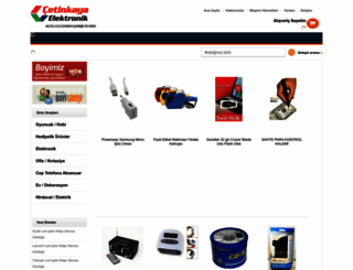 cetinkayaelektronik.com.tr screenshot