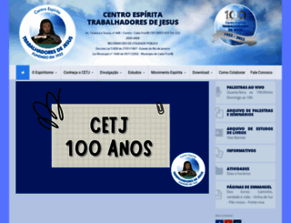 cetj.org.br screenshot