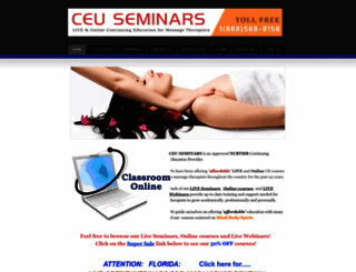 ceu-seminars.com screenshot