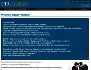 ceucertificates.com screenshot