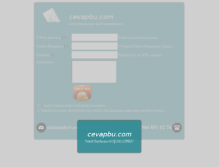 cevapbu.com screenshot