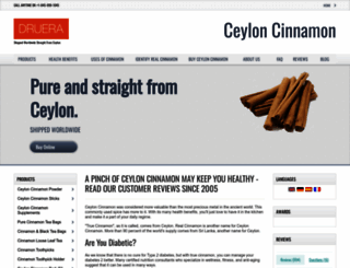 ceylon-cinnamon.com screenshot