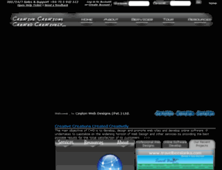 ceylonwebdesigns.com screenshot