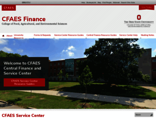 cfaesfinance.osu.edu screenshot