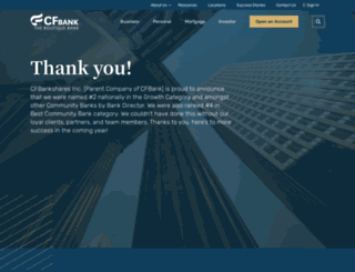 cfbankonline.com screenshot