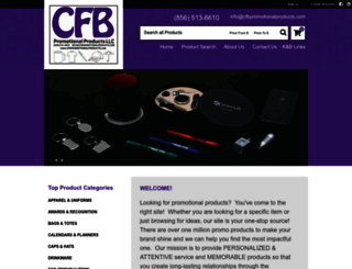 cfbpromotionalproducts.com screenshot