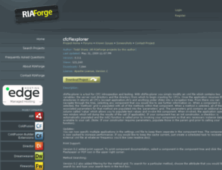 cfcflexplorer.riaforge.org screenshot