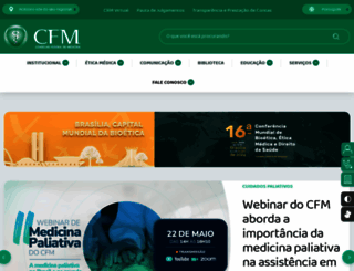 cfm.org.br screenshot