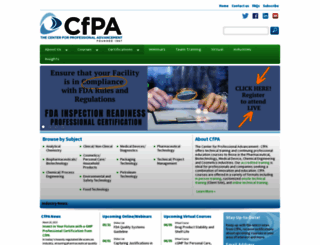 cfpa.com screenshot