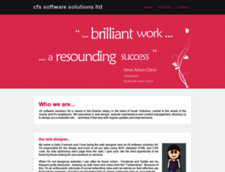cfs-solutions.com screenshot