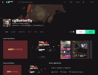 cgbutterfly.deviantart.com screenshot