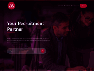 cgcrecruitment.com screenshot