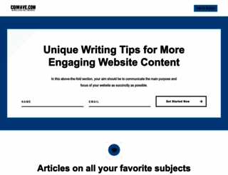 cgiwave.com screenshot