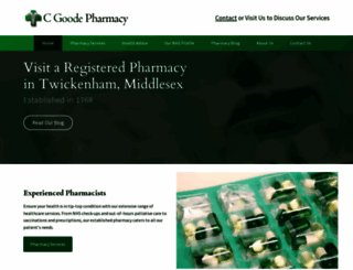 cgoodepharmacy.co.uk screenshot