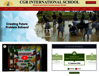 cgrinternationalschool.edu.in screenshot