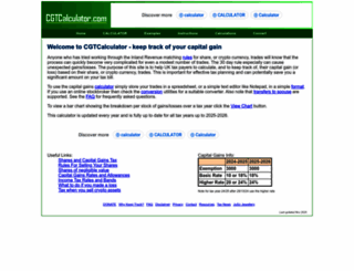cgtcalculator.com screenshot