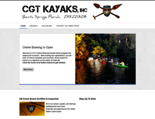 cgtkayaks.com screenshot