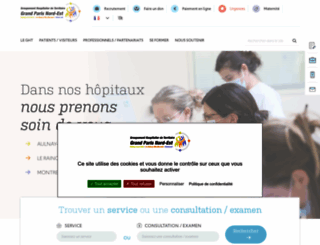 ch-aulnay.fr screenshot