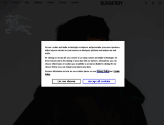 ch.burberry.com screenshot