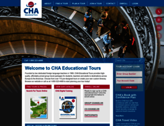 cha-tours.com screenshot