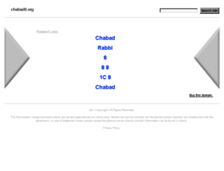 chabad8.org screenshot