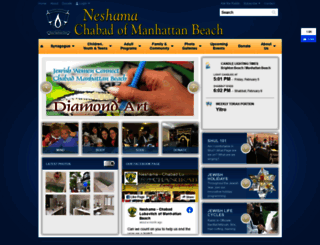 chabadmanhattanbeach.com screenshot