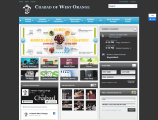 chabadwestorange.com screenshot