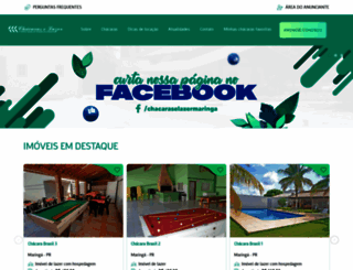 chacaraselazer.com.br screenshot