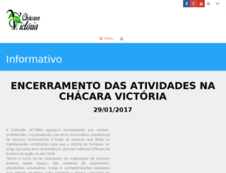 chacaravictoria.com.br screenshot