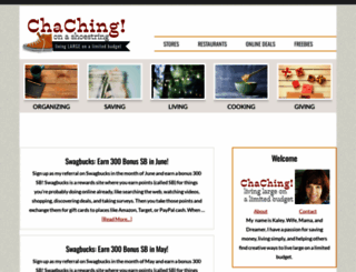 chachingonashoestring.com screenshot