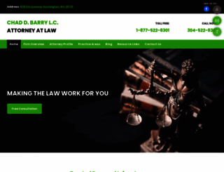 chadbarrylaw.com screenshot