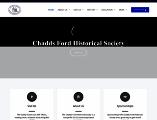 chaddsfordhistory.org screenshot