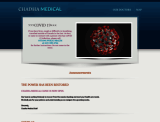 chadhamedical.com screenshot