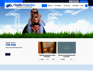 chadhaproperties.co.in screenshot