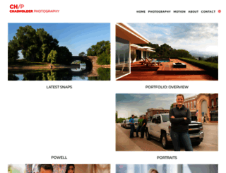 chadholder.com screenshot