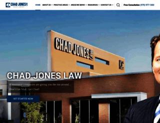 chadjoneslaw.com screenshot