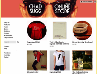 chadsugg.storenvy.com screenshot