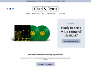 chadtrutt.com screenshot