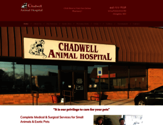 chadwellanimalhospital.com screenshot