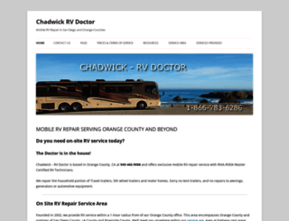 chadwickrvdoctor.com screenshot