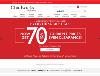 chadwicks.com screenshot