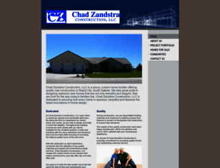 chadzandstraconstruction.com screenshot