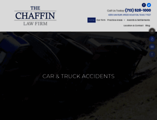 chaffinlawfirm.com screenshot