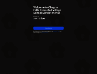 chagrinschools.nutrislice.com screenshot