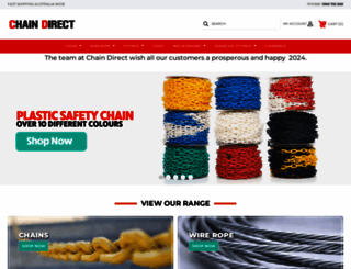 chaindirect.com.au screenshot